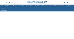Desktop Screenshot of michaelmichaudcpa.com